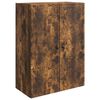 vidaXL Armoire Murale Ch&ecirc;ne fum&eacute; 66 x 34,5 x 90 cm Bois d'ing&eacute;nierie