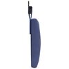 vidaXL T&ecirc;te de lit suspendue Bleu police 170 x 55 x 7 cm Velours