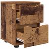 vidaXL Tables de chevet 2 pcs Bois Ancien 30,5 x 30 x 43 cm