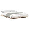 vidaXL Cadre de lit Marron 160 x 220 cm Pin massif