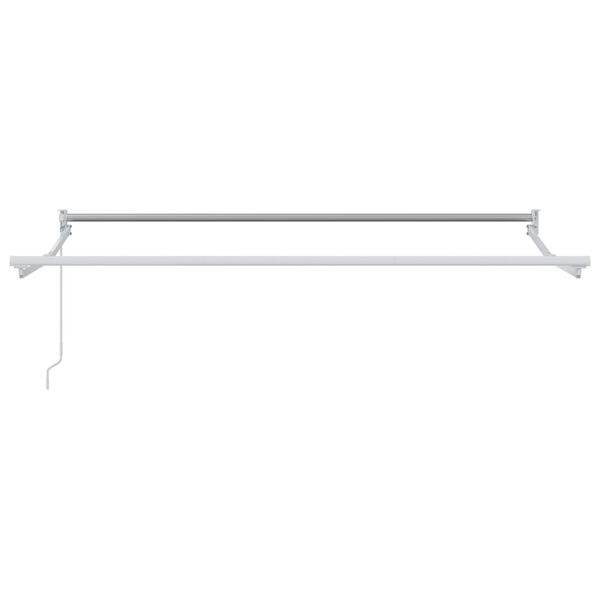 vidaXL Auvent r&eacute;tractable manuel Jaune et blanc 3,5 x 2 m