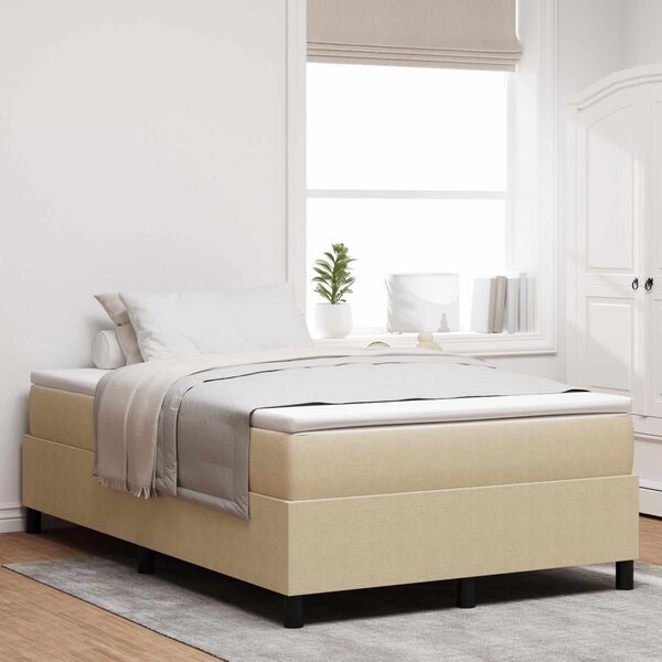 vidaXL Cadre de lit plateforme Vert gris 120 x 200 cm