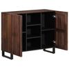 vidaXL Buffet marron 90x34x75 cm bois massif de manguier
