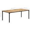 vidaXL Table de salle &agrave; manger 200x100x76 cm Bois de manguier solide