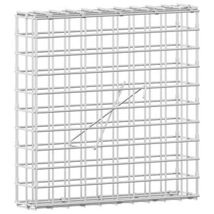 vidaXL Gabion avec fil de 3,5 mm et maille de 5x5 cm 50x10x50 cm