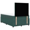 vidaXL Sommier &agrave; lattes de lit avec matelas vert fonc&eacute; 120x190 cm