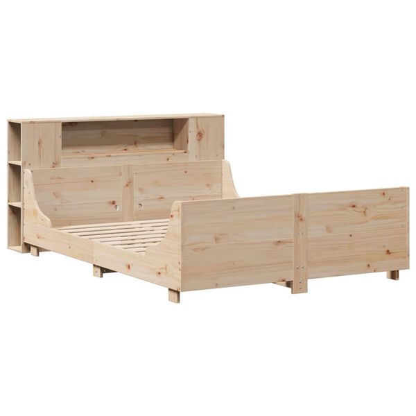 vidaXL Cadre de lit sans matelas 140x200 cm bois massif de pin