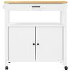 vidaXL Chariot de cuisine MONZA 84x40x88,5 cm bois massif de pin