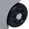 vidaXL R&eacute;servoir d'eau sur roues pour camping 40 L Gris