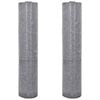 vidaXL Polaires de peintre antid&eacute;rapantes 2 pcs 25 m 180 g/m&sup2; gris