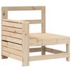 vidaXL Salon de jardin 5 pcs bois de pin massif