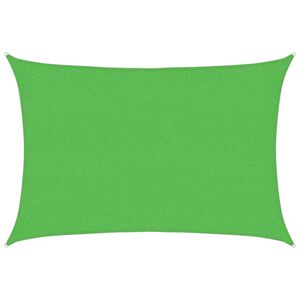 vidaXL Voile d'ombrage 160 g/m&sup2; Vert clair 2x2,5 m PEHD