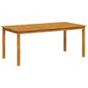 vidaXL Table &agrave; manger de jardin 180x90x75 cm bois massif d'acacia