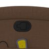 vidaXL Fauteuil de massage inclinable Marron Tissu