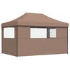vidaXL Tente de f&ecirc;te Marron 292 x 440 x 315 cm Tissu Oxford