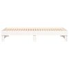 vidaXL Lit coulissant sans matelas blanc 2x(80x200)cm