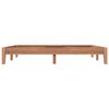 vidaXL Cadre de lit Bois de teck massif 200x200 cm