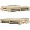 vidaXL Cadre de lit sans matelas ch&ecirc;ne sonoma 180x200 cm