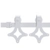vidaXL Porte coulissante Blanc 83 x 232 cm Pin massif