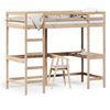 vidaXL Lit superpos&eacute; sans matelas 100x200 cm bois massif de pin