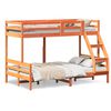 vidaXL Lit superpos&eacute; sans matelas 80x200/120x200 cm bois massif