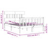 vidaXL Cadre de lit sans matelas bois de pin massif