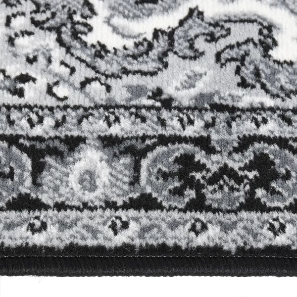 vidaXL Tapis BCF Noir 80x200 cm