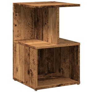 vidaXL Table de chevet vieux bois 35x35x55 cm bois d'ing&eacute;nierie