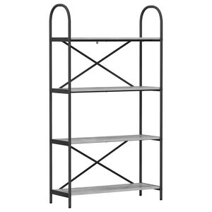 vidaXL &Eacute;tag&egrave;re 4 niveaux 80 x 30 x 146 cm Bois d'ing&eacute;nierie
