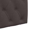 vidaXL T&ecirc;te de lit suspendue Marron fonc&eacute; 150 x 55 x 7 cm tissu