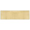 vidaXL Tapis rectangulaire naturel clair 60x200 cm bambou