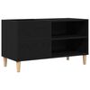 vidaXL Meuble &agrave; vinyles 84,5 x 38 x 48 cm Bois d'ing&eacute;nierie Ch&ecirc;ne noir