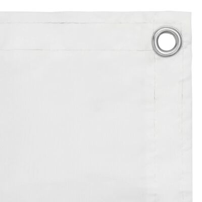 vidaXL Écran de balcon Blanc 120x400 cm Tissu Oxford
