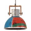 vidaXL Lampe suspendue industrielle 25 W Multicolore Ronde 40 cm E27