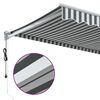 vidaXL Auvent r&eacute;tractable anthracite et blanc 3,5x2,5m tissu/aluminium