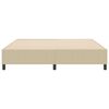 vidaXL Cadre de lit plateforme Vert gris 180 x 200 cm tissu