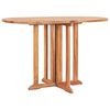 vidaXL Ensemble &agrave; manger d'ext&eacute;rieur pliable 5 pcs Bois solide de teck