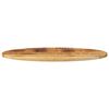 vidaXL Dessus de table 120x50x3,8 cm ovale bois massif de manguier