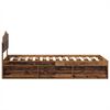 vidaXL Cadre de lit Bois ancien 90 x 190 cm Bois de pin massif