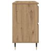 vidaXL Armoire de salle de bain ch&ecirc;ne artisanal bois d'ing&eacute;nierie