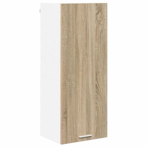 vidaXL Armoire suspendue avec stockage Ch&ecirc;ne Sonoma 40 x 31 x 100 cm
