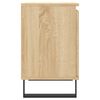 vidaXL Tables de chevet 2pcs ch&ecirc;ne sonoma 40x30x50cm bois d'ing&eacute;nierie