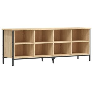 vidaXL Armoire &agrave; chaussures ch&ecirc;ne sonoma 131x35x50cm bois d'ing&eacute;nierie