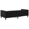 vidaXL Lit de repos sans matelas noir 90x200 cm tissu
