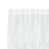 vidaXL Rideau en Dentelle Floral Blanc 220 x 750 cm Polyester