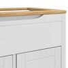 vidaXL Ensemble de mobilier de salle de bain avec tiroir 2 pcs Blanc