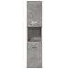 vidaXL Ensemble de meubles de salle de bain 5 pcs gris b&eacute;ton