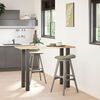 vidaXL Pieds de table de bar 4 pièces Anthracite 100-102 cm Acier