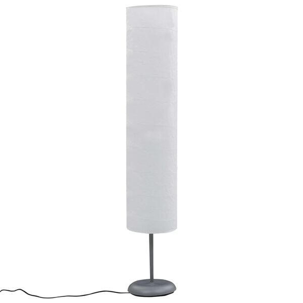 vidaXL Lampadaire avec support 121 cm Blanc E27