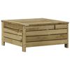 vidaXL Salon de jardin 3 pcs avec coussins bois de pin imprégné